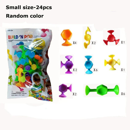StickiePals™ – Creatief Zuignapspeelgoed voor in Bad – Educatief Waterspeelplezier