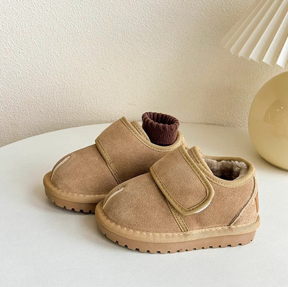SnugStep™ – Warme Klittenbandschoenen met Antislip – Comfortabele Kinder Winterschoenen