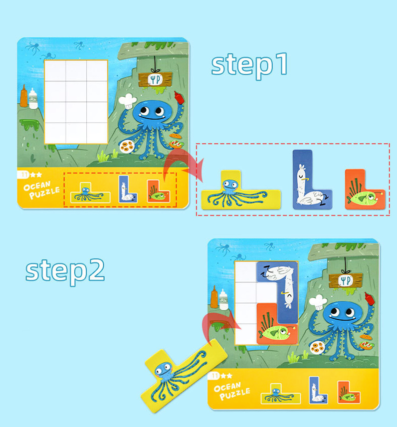 AquaMatch™ – Ontdek de Dieren van de Zee - Oceaandieren puzzel