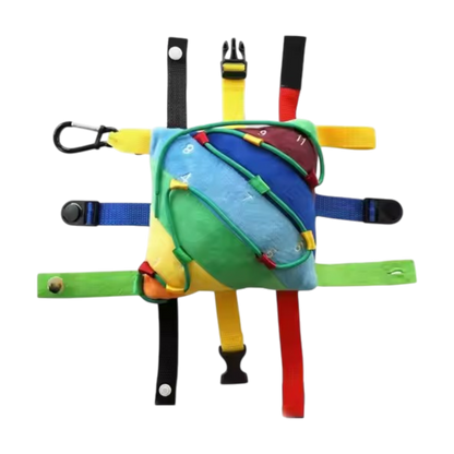SkillCushion™ – Montessori Activiteitenkussen – Educatief Sensorisch Speelgoed