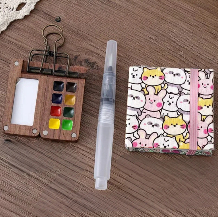 PocketPalette™ – Jouw artistieke reisgenoot – Mini mobiele verfset
