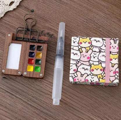 PocketPalette™ – Jouw artistieke reisgenoot – Mini mobiele verfset
