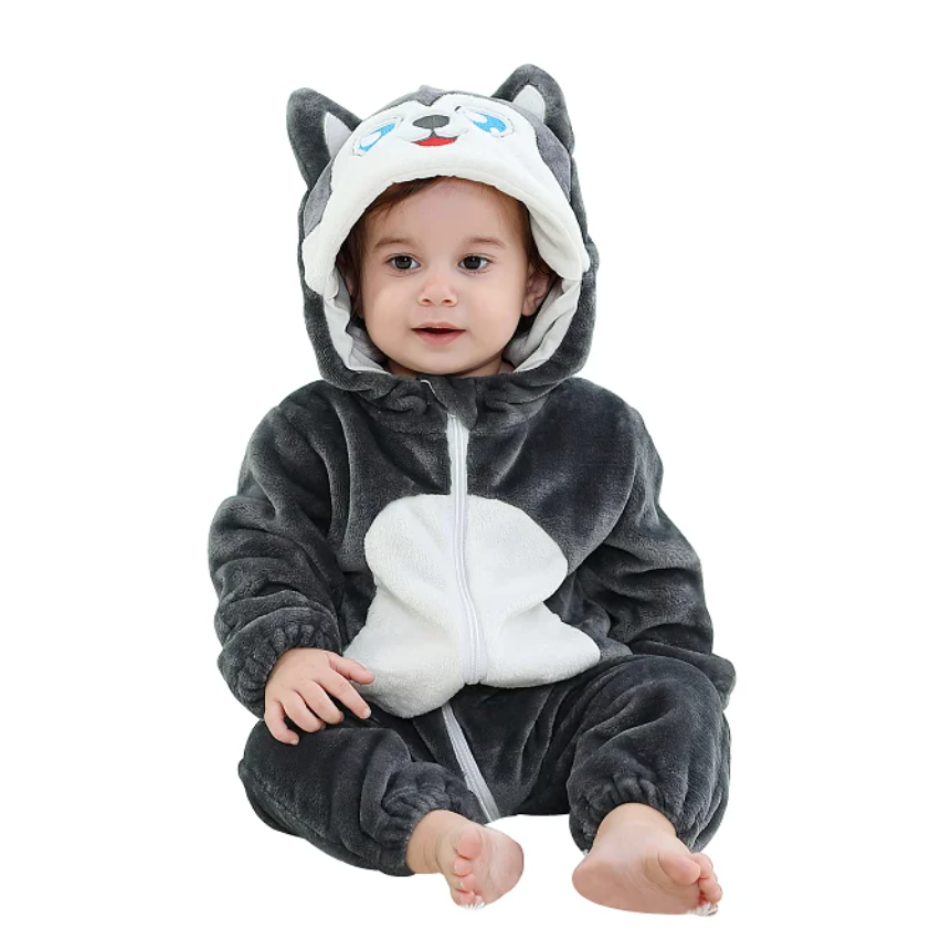 CozyCub™ - Cozy Flannel Baby Onesie - Knuffelzachte romper
