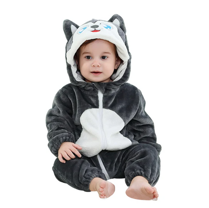 CozyCub™ - Cozy Flannel Baby Onesie - Knuffelzachte romper