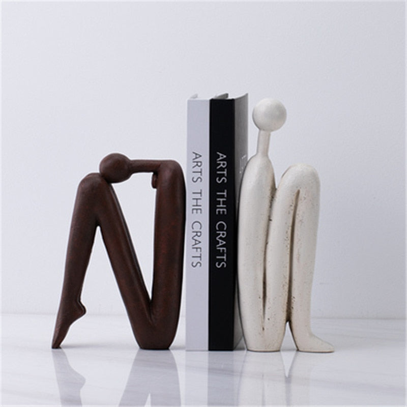 Sculptura Boekensteunen - Wit Porselein, Sculpturaal Ontwerp 5