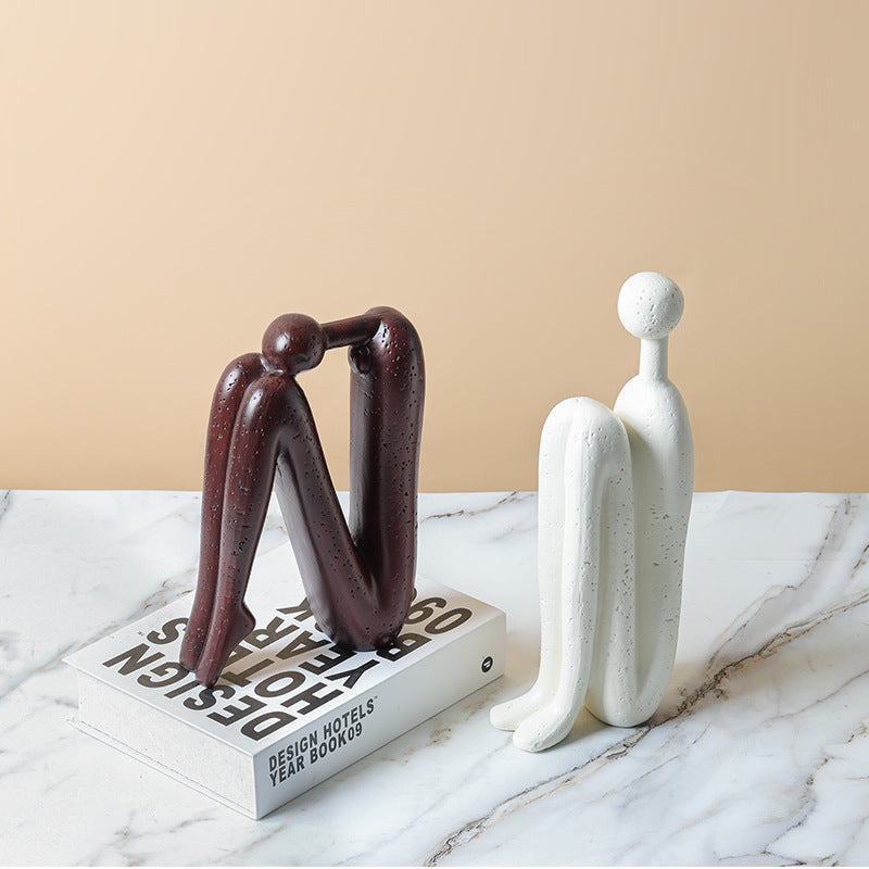 Sculptura Boekensteunen - Wit Porselein, Sculpturaal Ontwerp 7