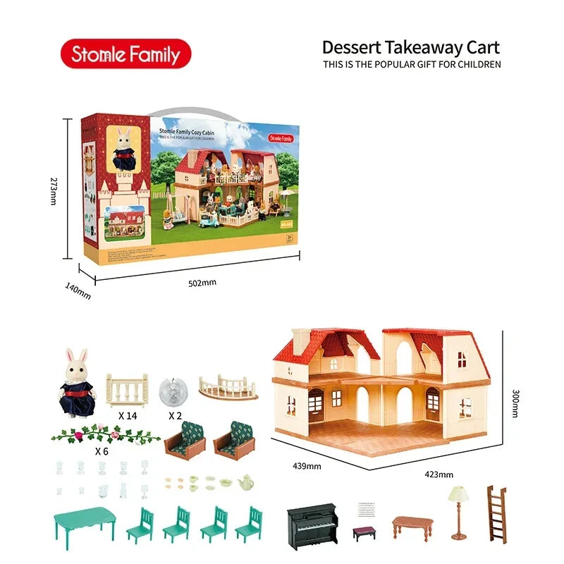ForestHavenKitchen™ – 1:12 Miniatuurhuis met Keuken – Complete Speelset