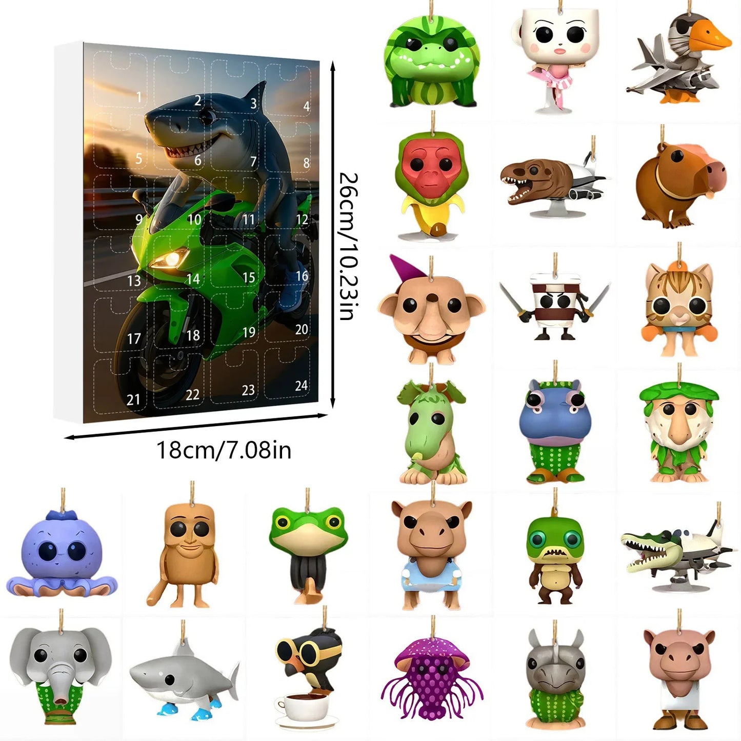 MemeChaos™ – Humoristische Adventskalender met 24 Verrassingen – Chaotisch Feest Pakket