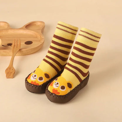 SoftGrip™ – Antislip Babysokken met Kurkzool – Comfortabele Eerste Stapjes