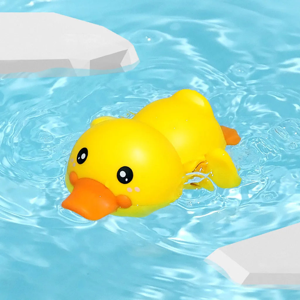 SwimSpinny™ – Opwindbaar Dierenspeeltje voor in Bad – Drijvend Badspeelplezier