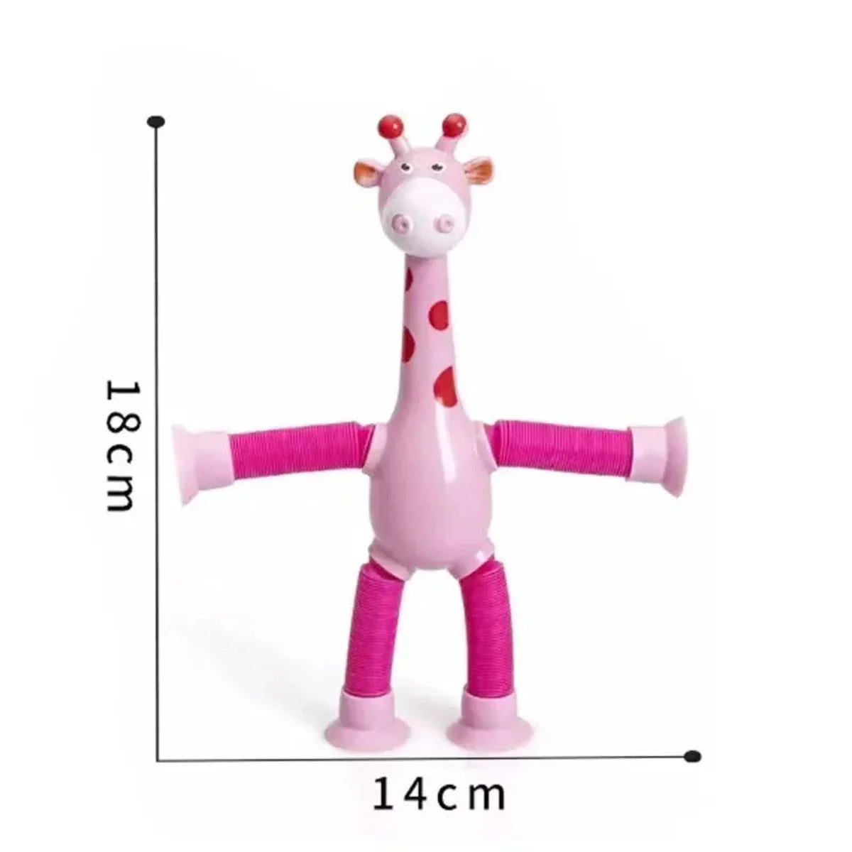 StretchiePals™ – Magisch Rekbaar Speelplezier – Giraffe Speelgoed Set