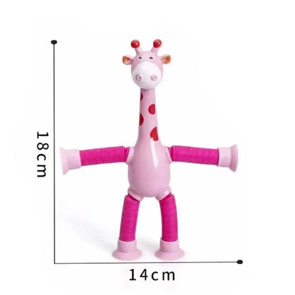 StretchiePals™ – Magisch Rekbaar Speelplezier – Giraffe Speelgoed Set
