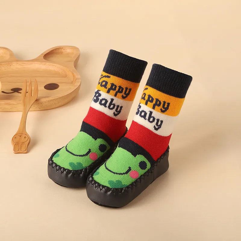 SoftGrip™ – Antislip Babysokken met Kurkzool – Comfortabele Eerste Stapjes