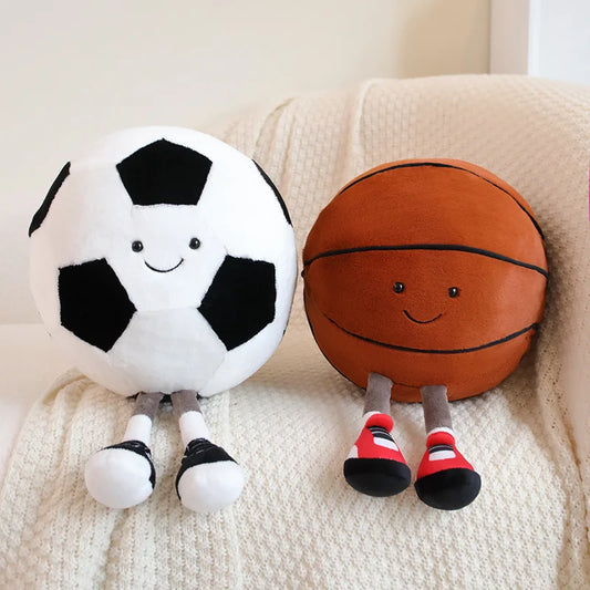 GoaliePals™ – Schattige Voetbal Knuffel met Schoenen – Zacht Pluche Speelgoed