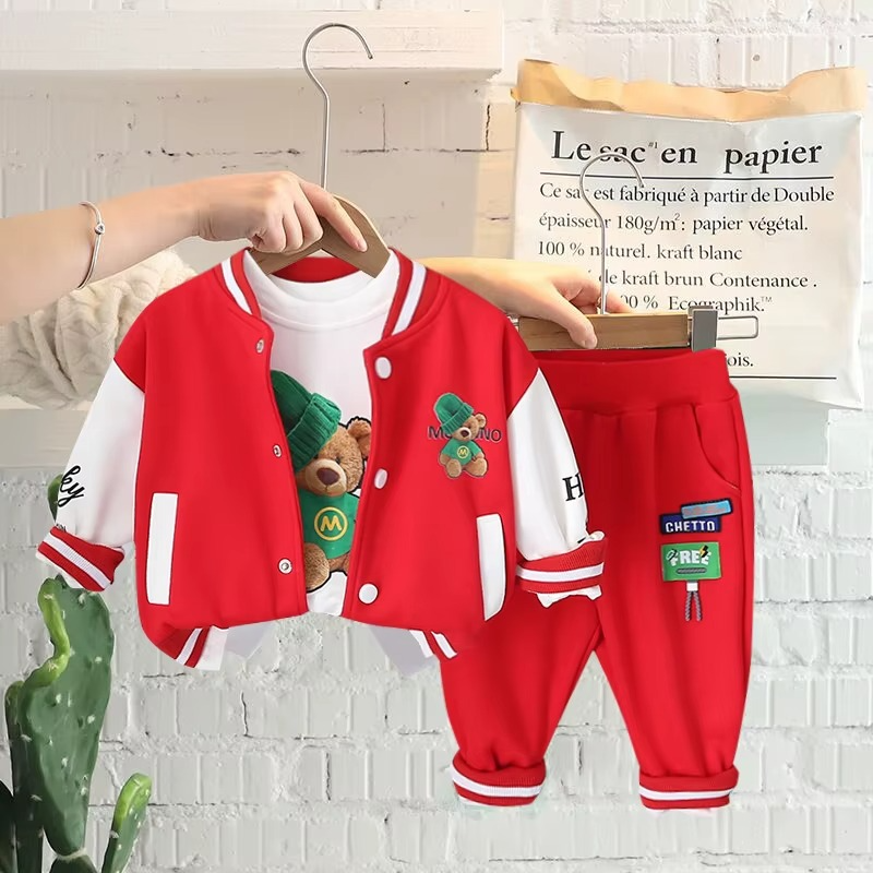 PlayPals™ – Comfortabele 3-Delige Peuterset – Warme Speelkleding Set