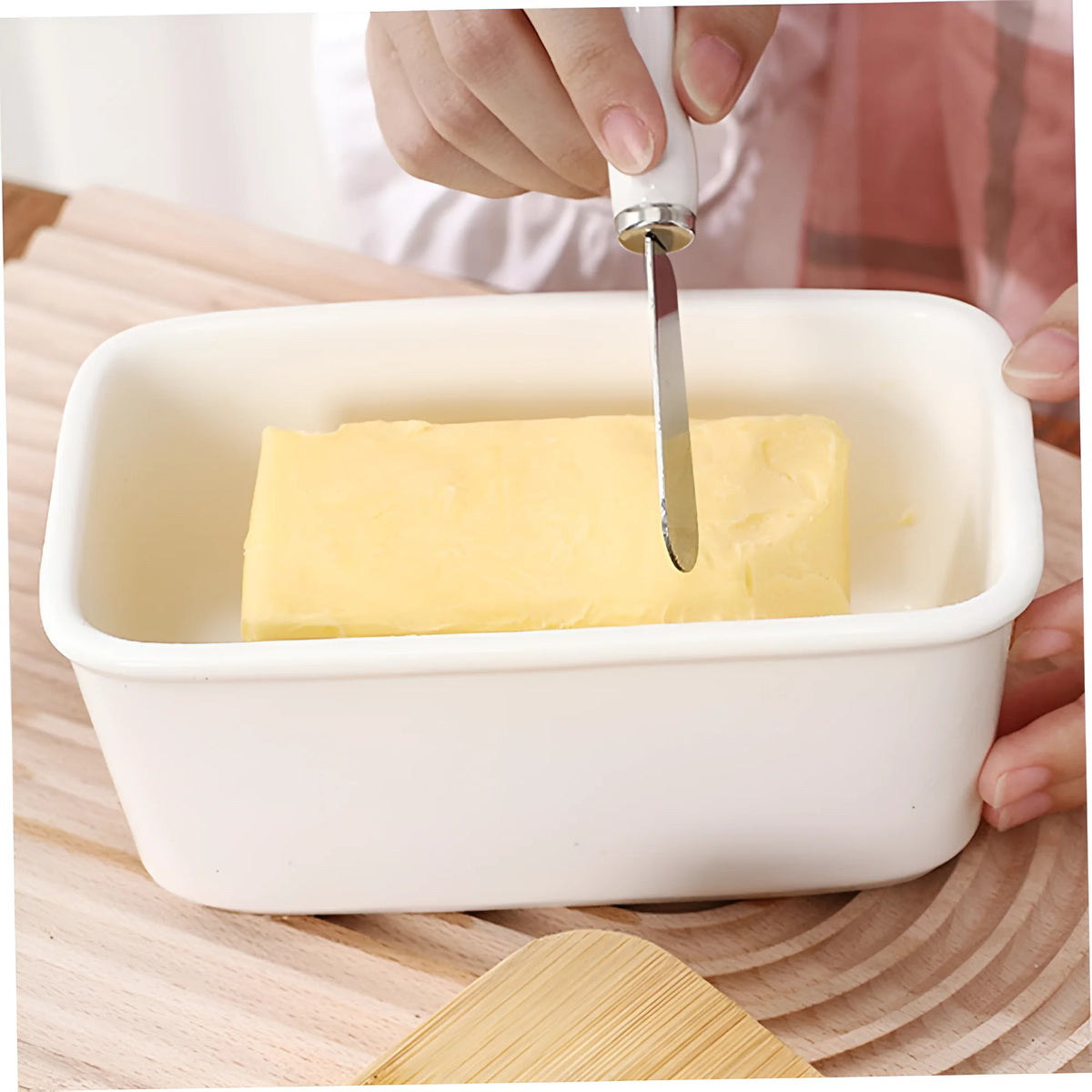 Sento Butter Slicer Holder - Ceramic, Compact Design 2