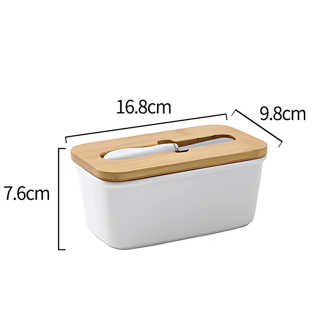 Sento Butter Slicer Holder - Ceramic, Compact Design 3