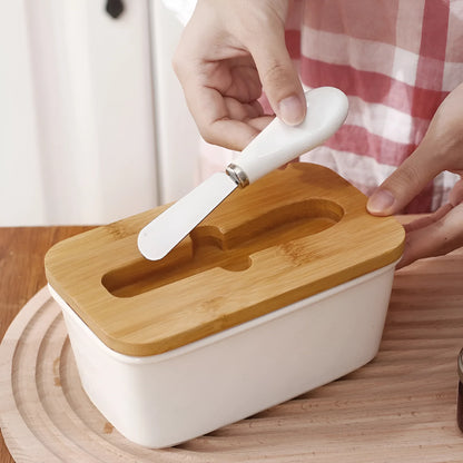 Sento Butter Slicer Holder - Ceramic, Compact Design 7