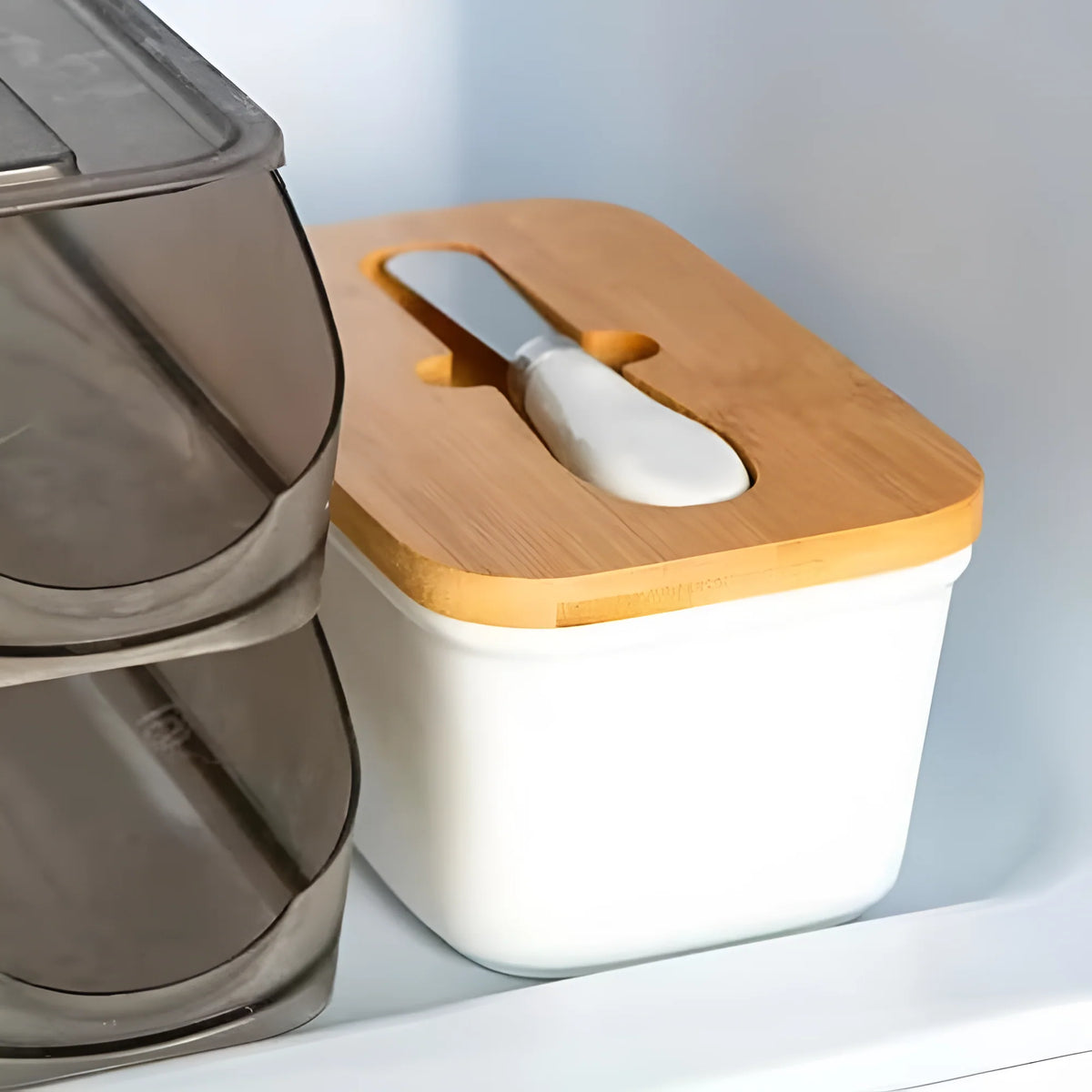 Sento Butter Slicer Holder - Ceramic, Compact Design 8