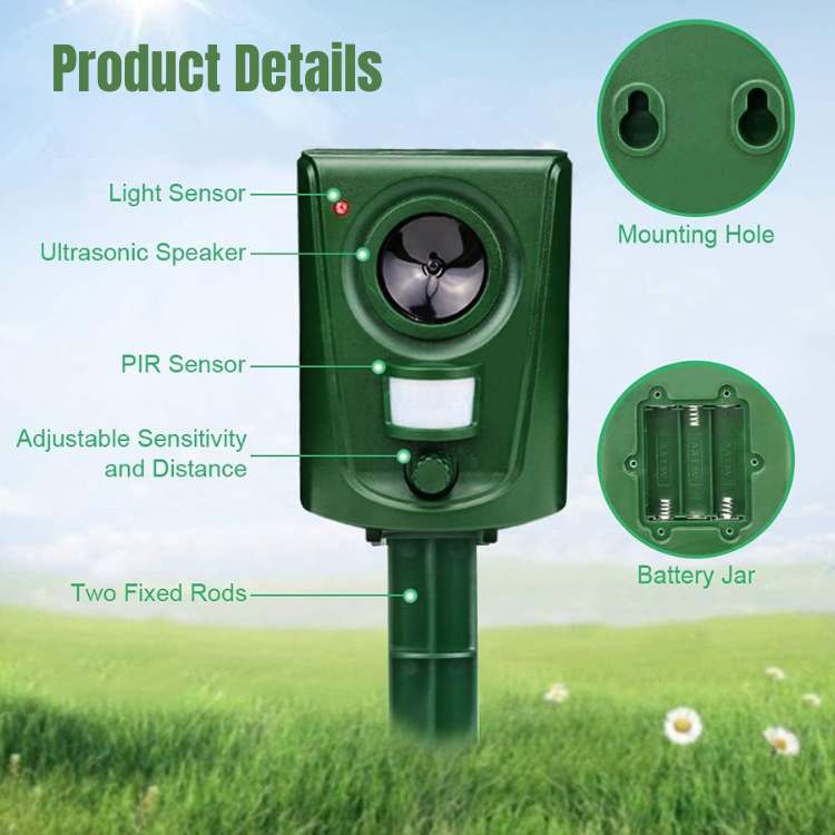 Sento Kattenverjager - Ultrasoon, Waterdicht met Bewegingssensor 2