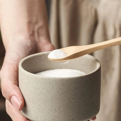 Sento Kruidenpotjes Set - Keramiek met Bamboe Deksel, Organiseer Uw Keuken 5