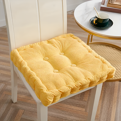 Sento Stoelkussen - Stapelbaar Corduroy, Extra Dik Comfort 2