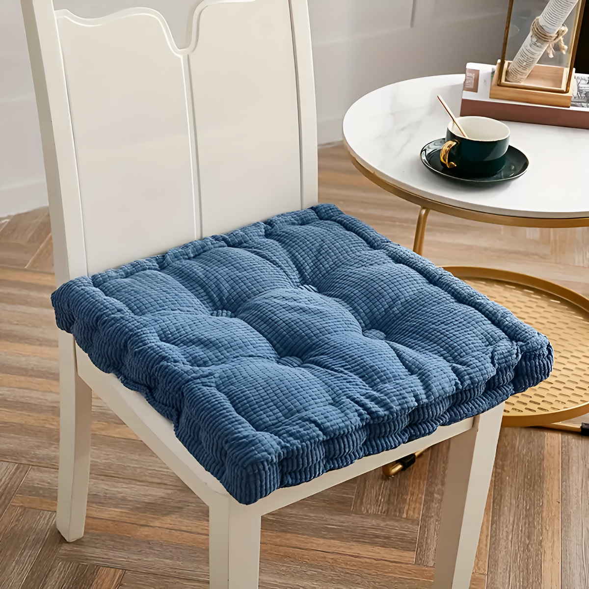 Sento Stoelkussen - Stapelbaar Corduroy, Extra Dik Comfort 6