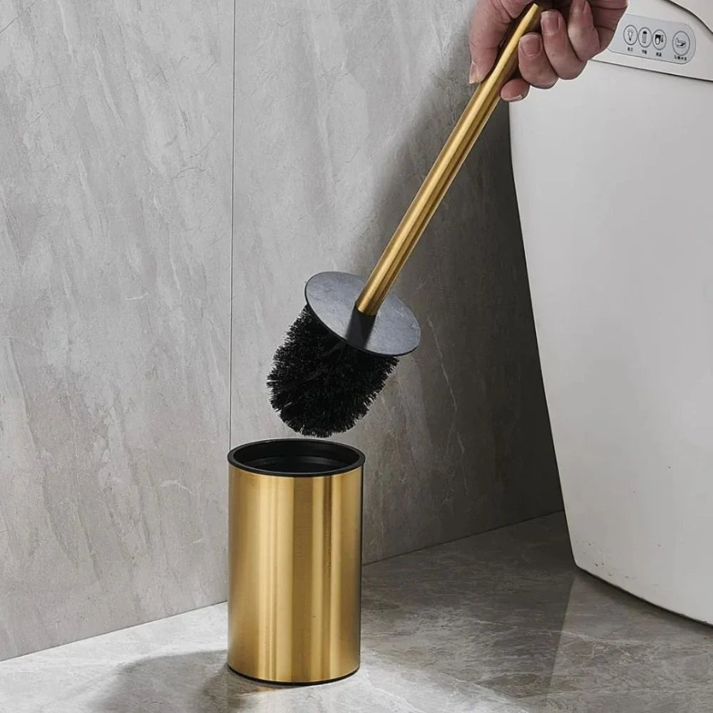 Sento Toiletborstelset - Roestvrij Staal, Compact Ontwerp 0
