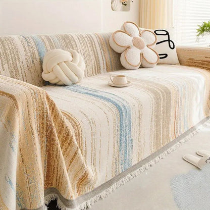 Sereen Bankhoes - Premium Chenille, Gestreept 1