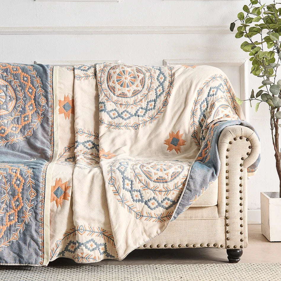 Sereen Mandala Deken - 100% Katoen, Boho Stijl 5