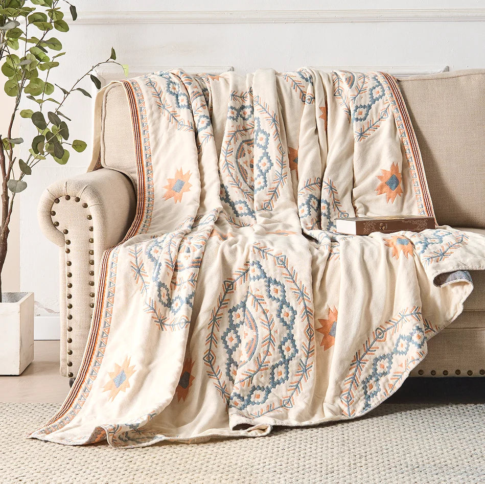 Sereen Mandala Deken - 100% Katoen, Boho Stijl 6