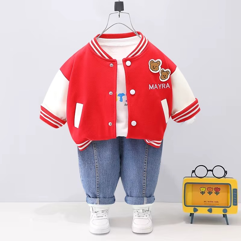 PlayPals™ – Comfortabele 3-Delige Peuterset – Warme Speelkleding Set