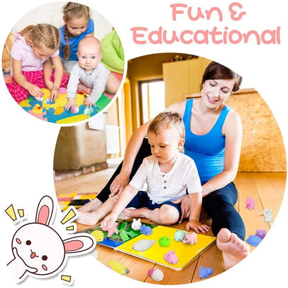 SqueezyBuddies™ – Zachte Knijpfiguren in Leuke Vormen – Set van 5 t/m 50