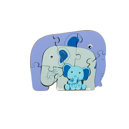 PuzzleZoo™ – Spelen met vormen, kleuren en dieren - Houten dieren puzzel