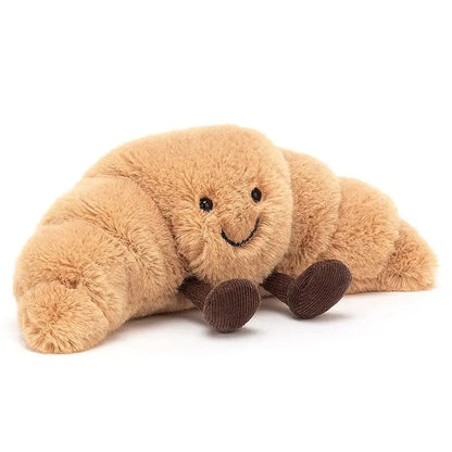 Croissnuggle™ – Lachende croissant knuffel – Pluche knuffel