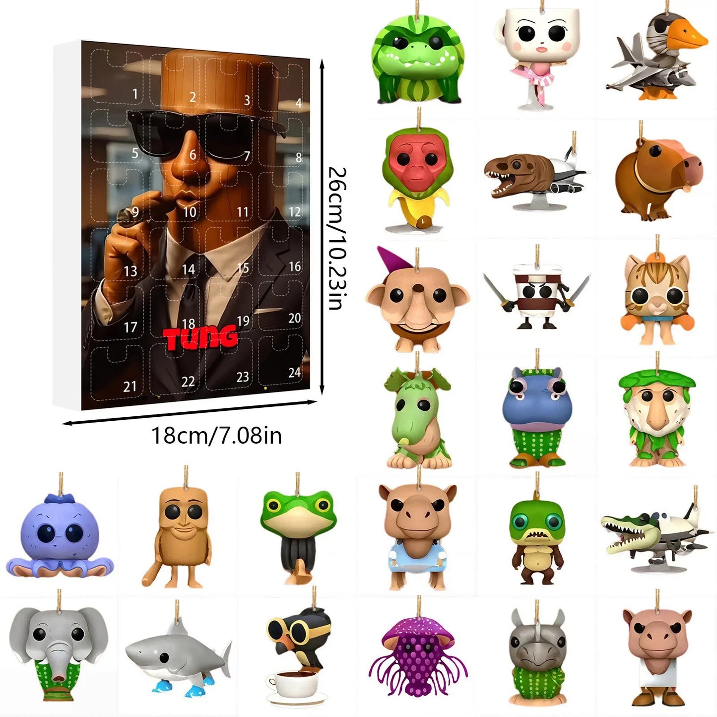 MemeChaos™ – Humoristische Adventskalender met 24 Verrassingen – Chaotisch Feest Pakket