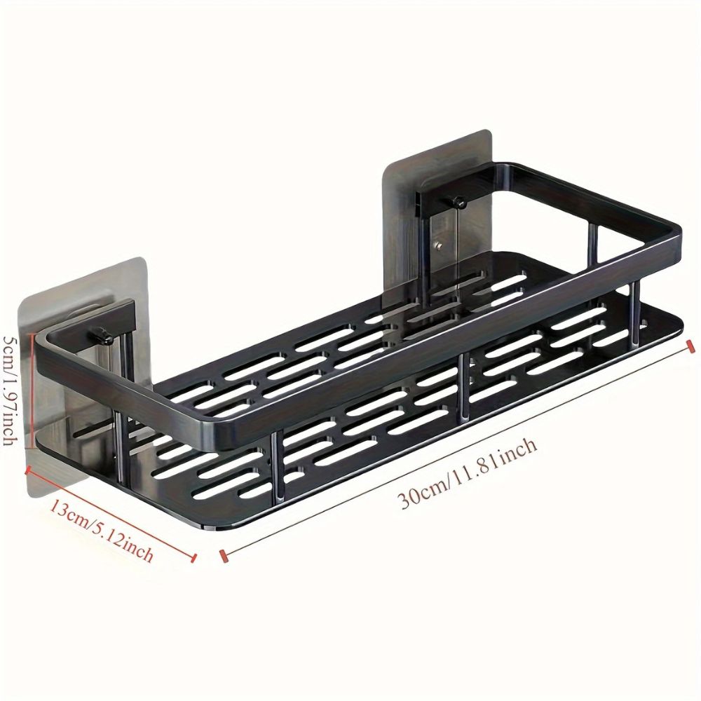 WallShowerCaddy™ – Boorvrije Doucheplank Organizer – Roestbestendige Wandopslag