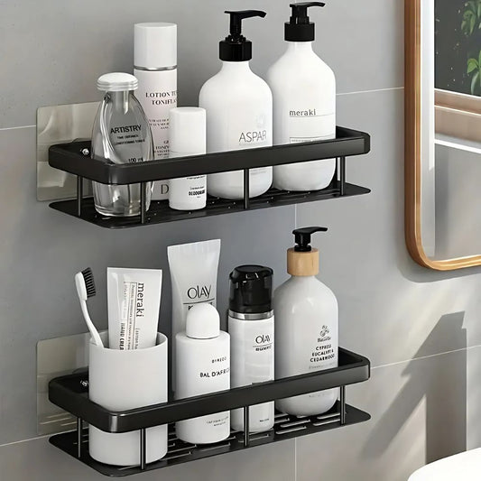 WallShowerCaddy™ – Boorvrije Doucheplank Organizer – Roestbestendige Wandopslag