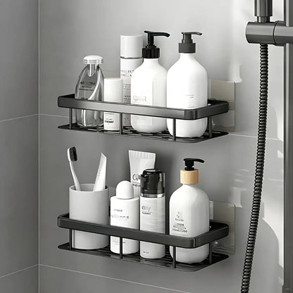 WallShowerCaddy™ – Boorvrije Doucheplank Organizer – Roestbestendige Wandopslag
