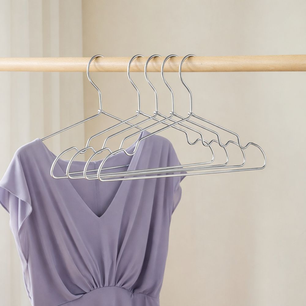 Sileo Kleerhangers Set - Aluminium, Slank Design, 12-delig 2