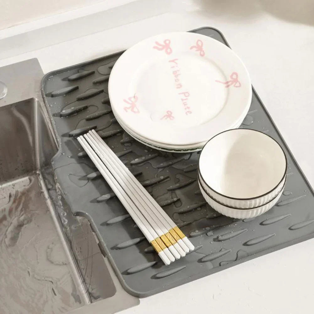 Silicool Afdruipmat - Voedselveilig Siliconen, Multifunctioneel Design 2