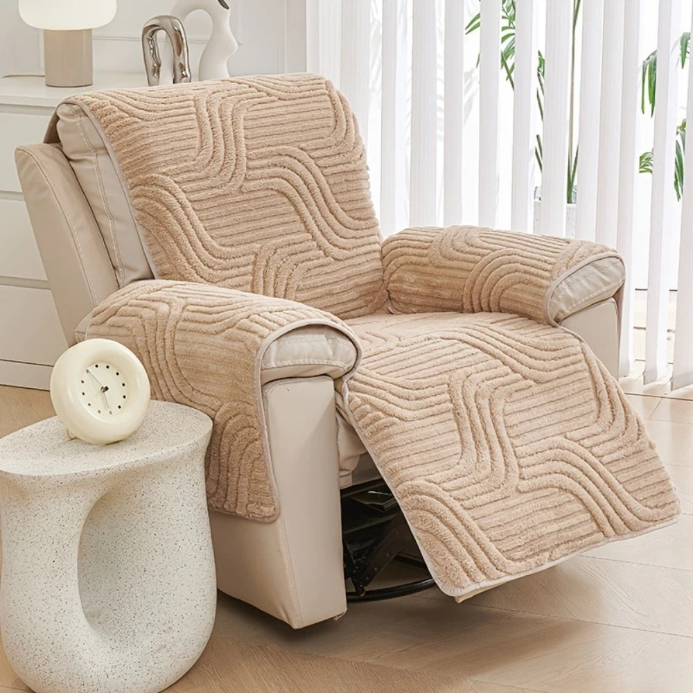 Silven Fauteuil Hoes - Pluche, Antislip 3