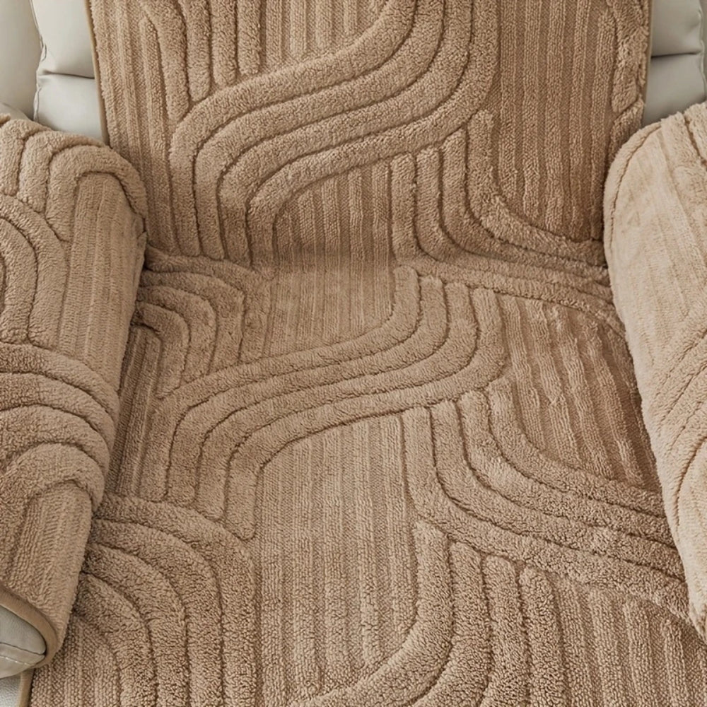 Silven Fauteuil Hoes - Pluche, Antislip 7