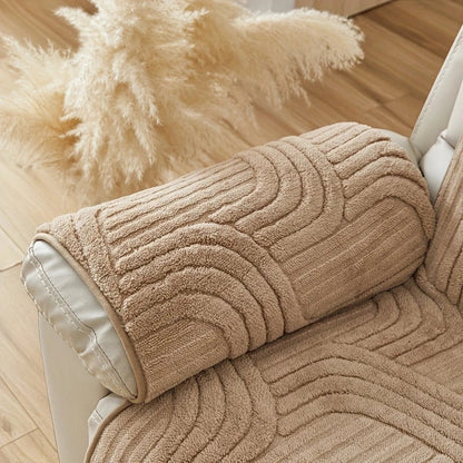 Silven Fauteuil Hoes - Pluche, Antislip 8