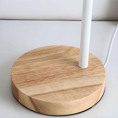 Sirius Tafellamp Zwart - Houten Voet, Verstelbare Kap Scandinavisch Design 2