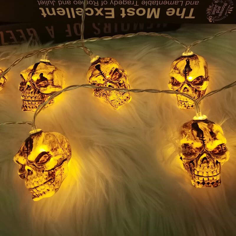 Skelet LED String Light - Geel, Energiezuinig voor Feestverlichting 0