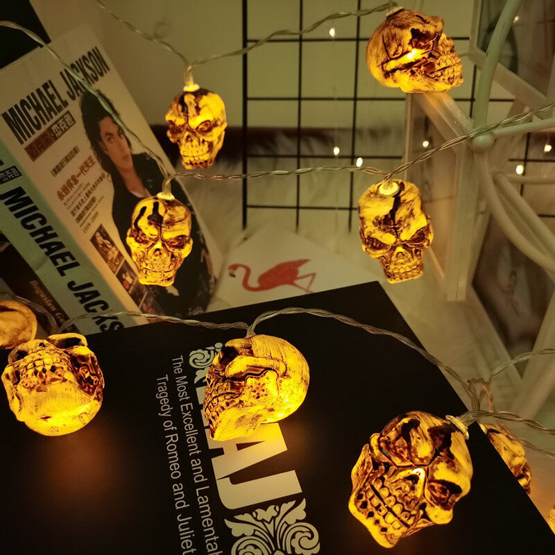 Skelet LED String Light - Geel, Energiezuinig voor Feestverlichting 1