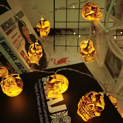 Skelet LED String Light - Geel, Energiezuinig voor Feestverlichting 1