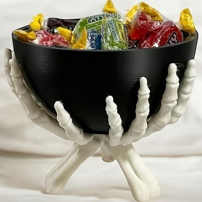Skelex Candy Bowl - Matzwart Kunststof, Afneembaar Design 4