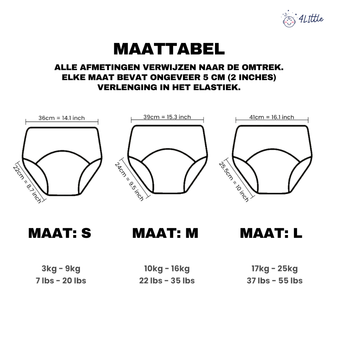 Trainingsluiers - zindelijkheidstraining gemakkelijk gemaakt (1+1 GRATIS)